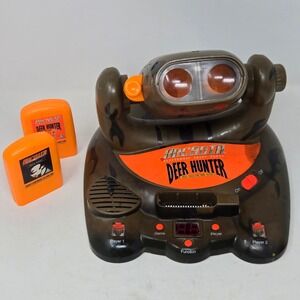 Arcadia Electronic Skeet Shoot Deer Hunter Projecting Game Toymax 2 Cartridges